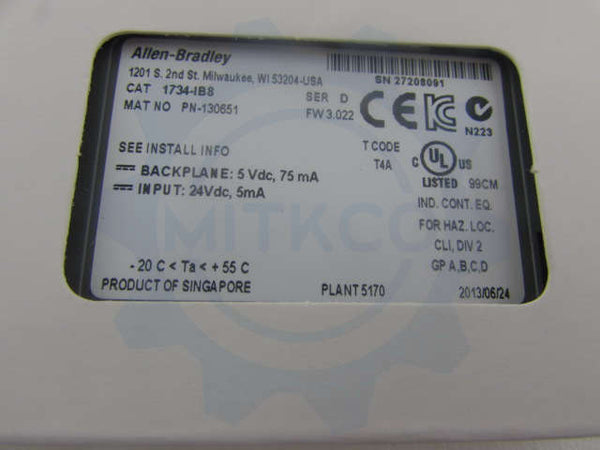 1734-IB8 AB PLC