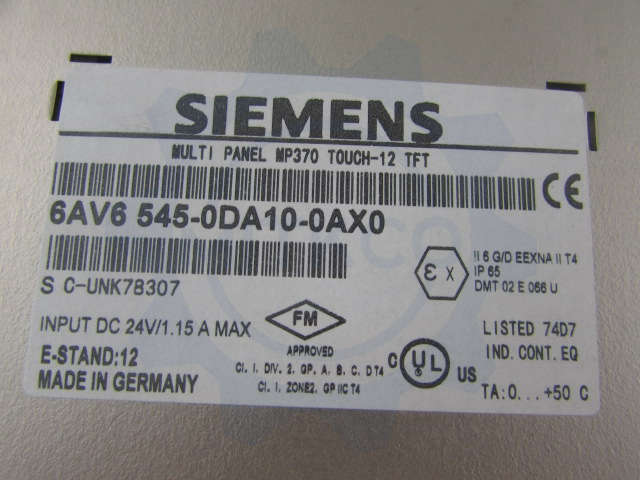 6AV6545-0DA10-0AX0 Siemens screen