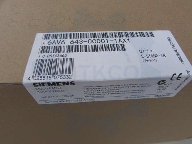 6AV6643-0CD01-1AX1 Siemens screen