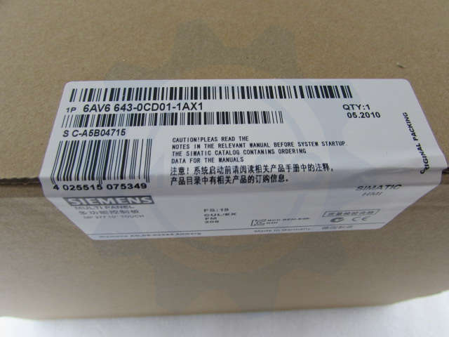 6AV6643-0CD01-1AX1 Siemens screen