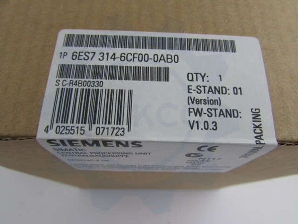 6ES7314-6CF00-0AB0 Siemens plc