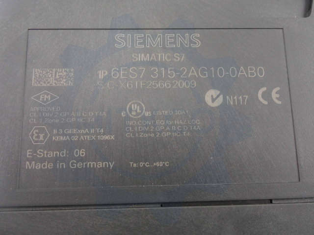 6ES7315-2AG10-0AB0 Siemens plc