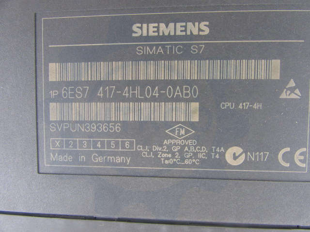 6ES7417-4HL04-0AB0 Siemens plc