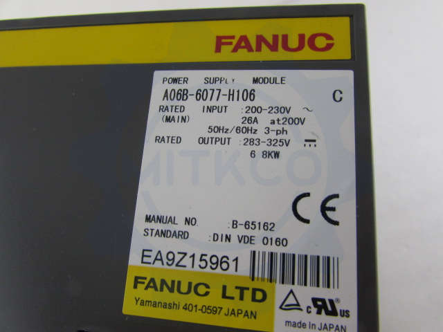 A06B-6077-H106 Fanuc servo drive