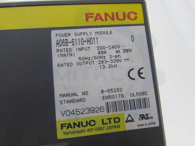 A06B-6110-H011 Fanuc servo drive