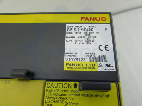 A06B-6117-H109#J012 Fanuc servo drive