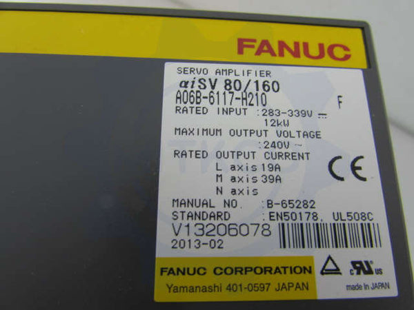 A06B-6117-H210 Fanuc servo drive