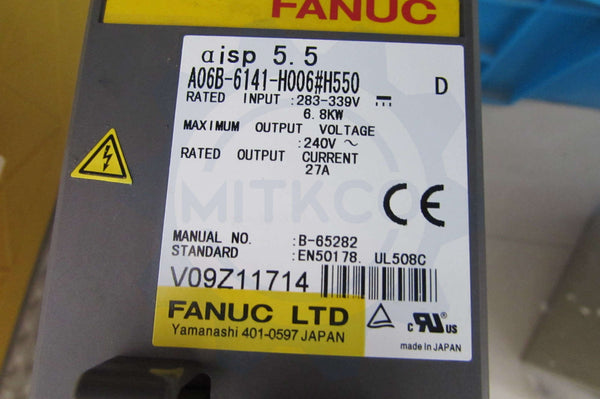 A06B-6141-H006#H550 Fanuc servo drive