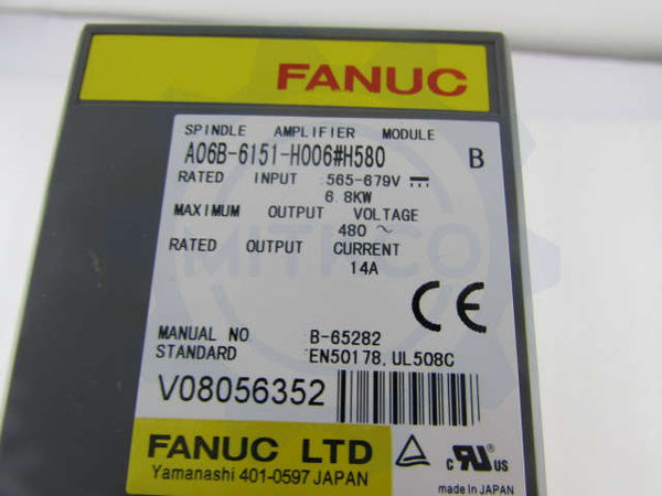 A06B-6151-H006#H580 Fanuc servo drive